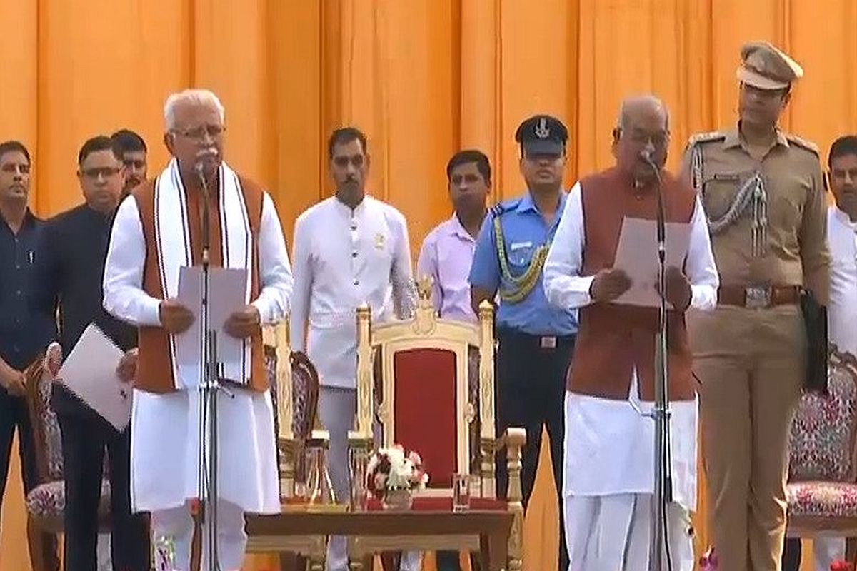 হরিয়ানায় আজ বিজেপি-জেজেপি জোট সরকার শপথ নেবে