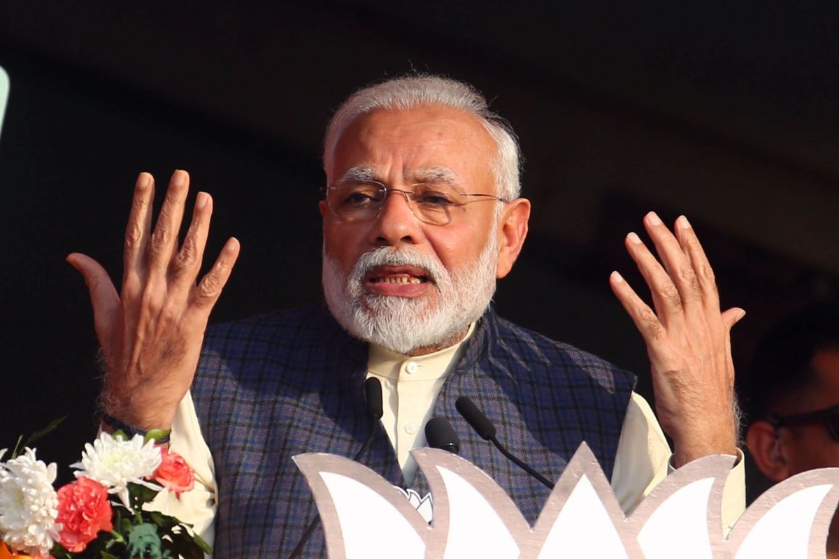 দিল্লিবাসীর উন্নয়নের জন্যই বিজেপিকে ভোট দিতে হবে : নরেন্দ্র মোদি