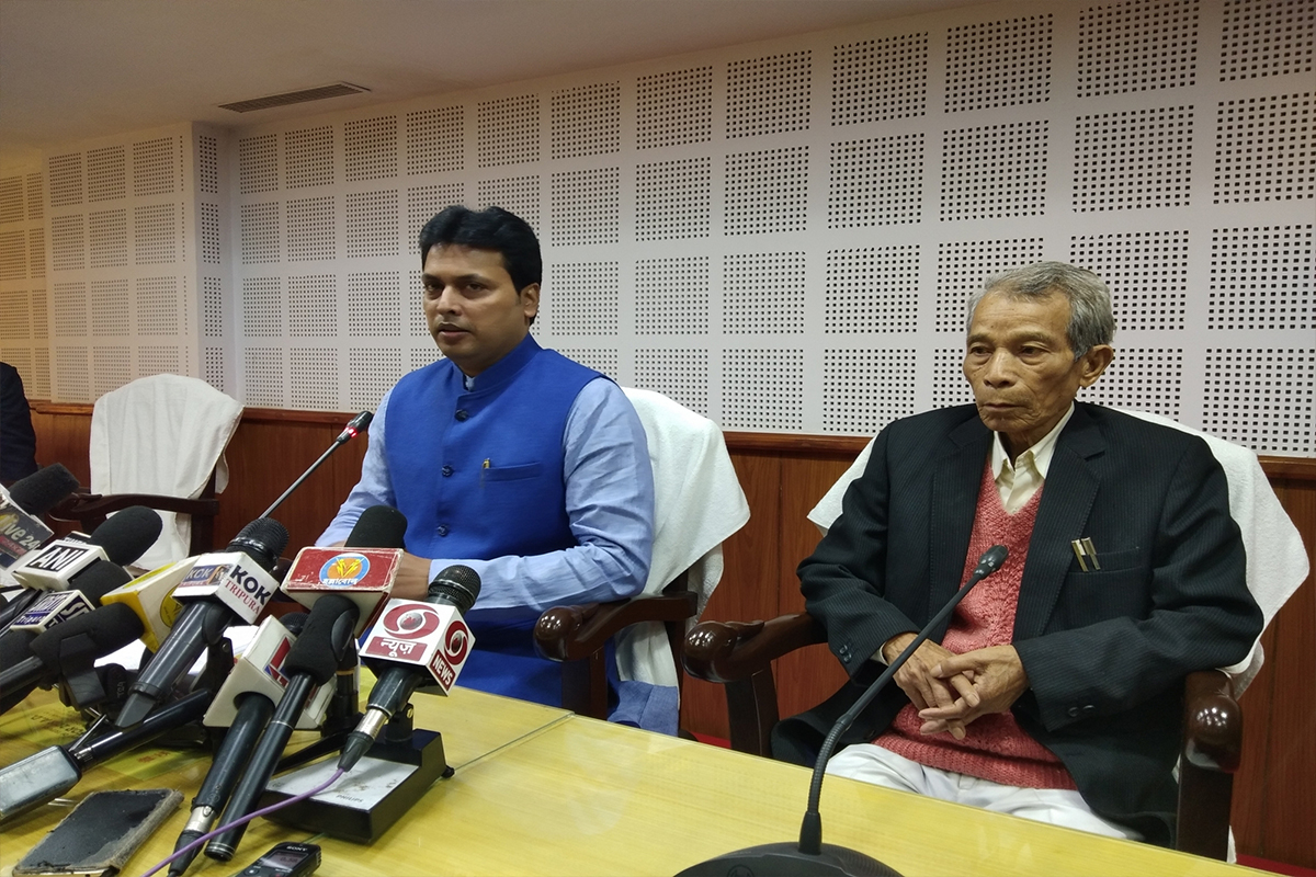 আর মুখ্যমন্ত্রী থাকবেন কিনা জনাদেশ নেবেন বিপ্লব দেব