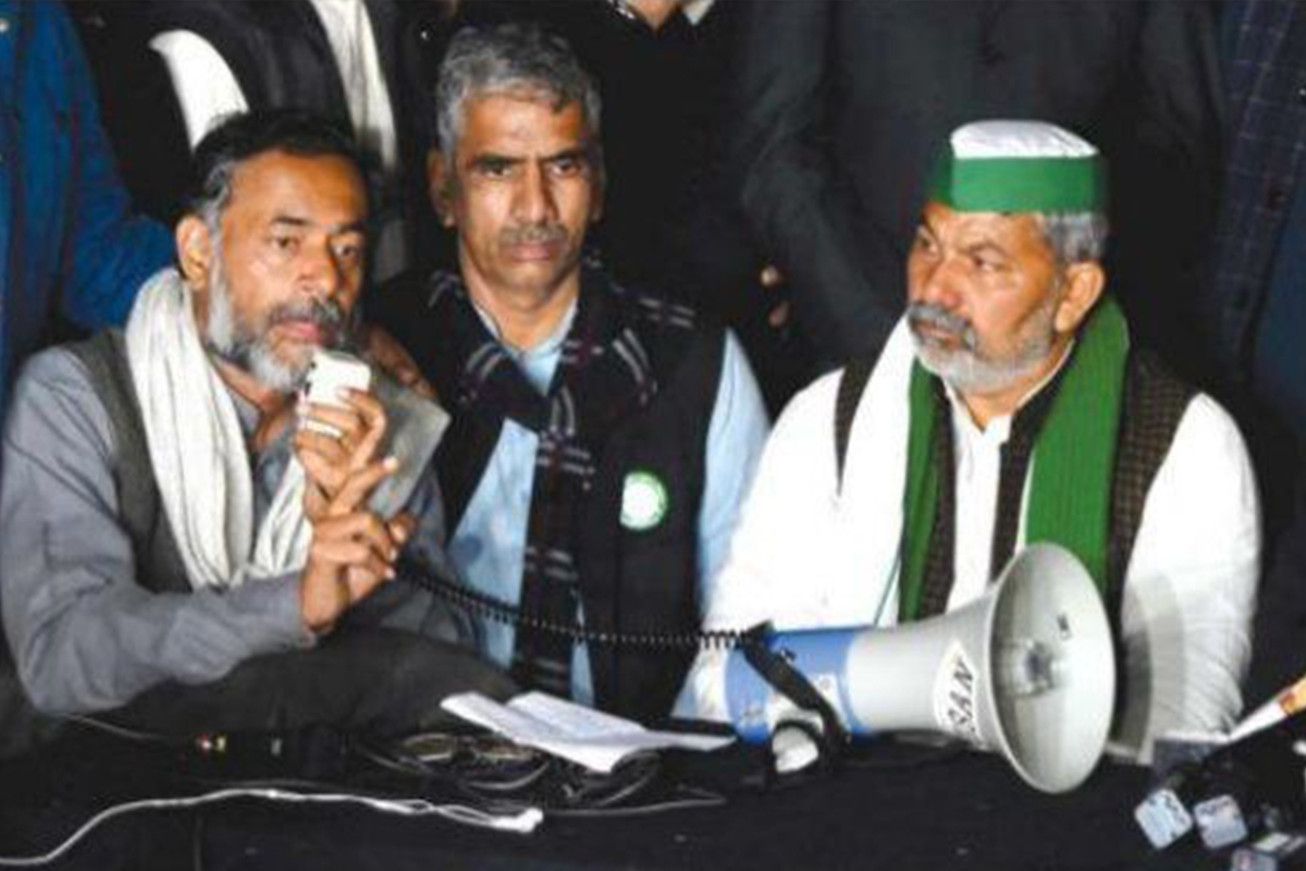 ট্র্যাক্টর মিছিলে হিংসায় প্ররোচনা মেধা পাটকার, যোগেন্দ্র যাদবের বিরুদ্ধে এফআইআর