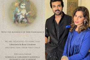রাম চরণ এবং স্ত্রী উপাসনা তাঁদের প্রথম সন্তানের প্রত্যাশা করছেন