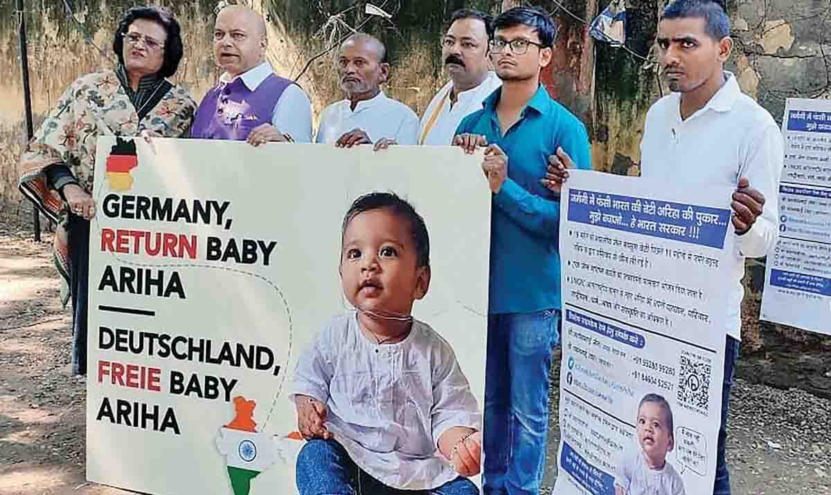 বার্লিন থেকে ভারতীয় শিশু অরিহাকে দেশে ফেরানোর উদ্যোগ নিল ভারত সরকার