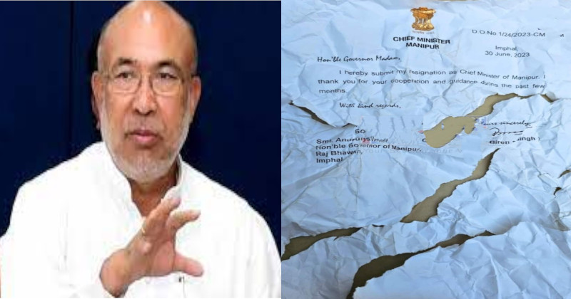 জনতার চাপে ইস্তফার সিদ্ধান্ত প্রত্যাহার মণিপুরের মুখ্যমন্ত্রীর 