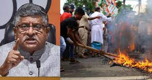 বাংলার পঞ্চায়েত হিংসায় অ -বিজেপি দলগুলির ভূমিকা নিয়ে প্রশ্ন রবিশঙ্কর প্রসাদের 