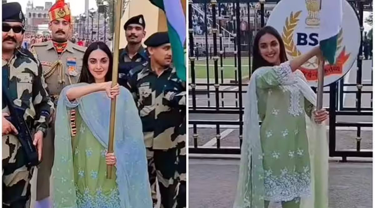 স্বাধীনতা দিবসের আগে ওয়াঘা বর্ডারে দেশমাতাকে শ্রদ্ধা জানালেন কিয়ারার আডবাণী।