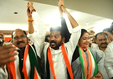 কংগ্রেসের মুখ রক্ষা করল তেলেঙ্গানা 