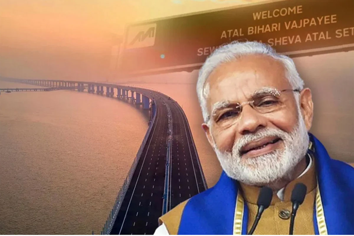 মুম্বইয়ে দেশের দীর্ঘতম অটল সেতুর উদ্বোধন করলেন প্রধানমন্ত্রী