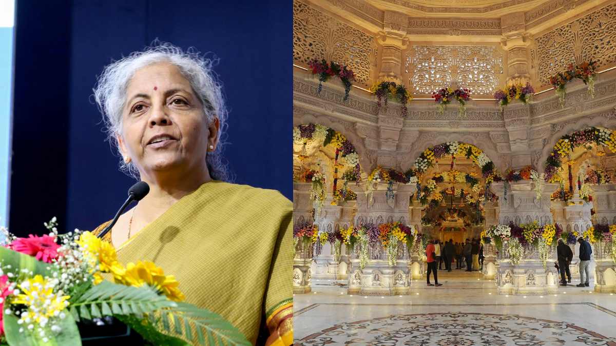 রাম মন্দির অনুষ্ঠান সরাসরি সম্প্রচারে নিষেধাজ্ঞা ডিএমকে-র  পোস্টে উল্লেখ করে তীব্র নিন্দা নির্মলা সীতারামনের 