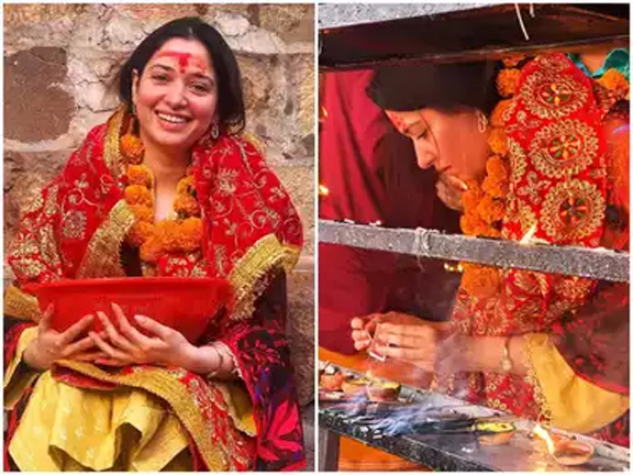 ভবিষ্যত সাজাতে কামাখ্যা মন্দিরে তামান্না