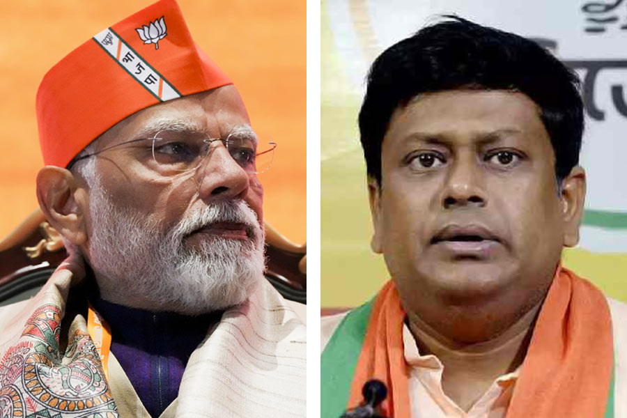 সন্দেশখালির ঘটনায় মোদিকে আন্দোলনের মুখ করছে বিজেপি