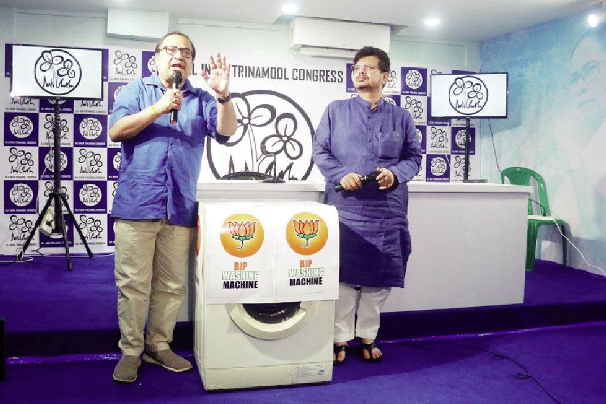 বিজেপির নিজস্ব ব্র্যান্ডের ওয়াশিং মেশিন আছে, কটাক্ষ কুণাল ও ঋতব্রতর