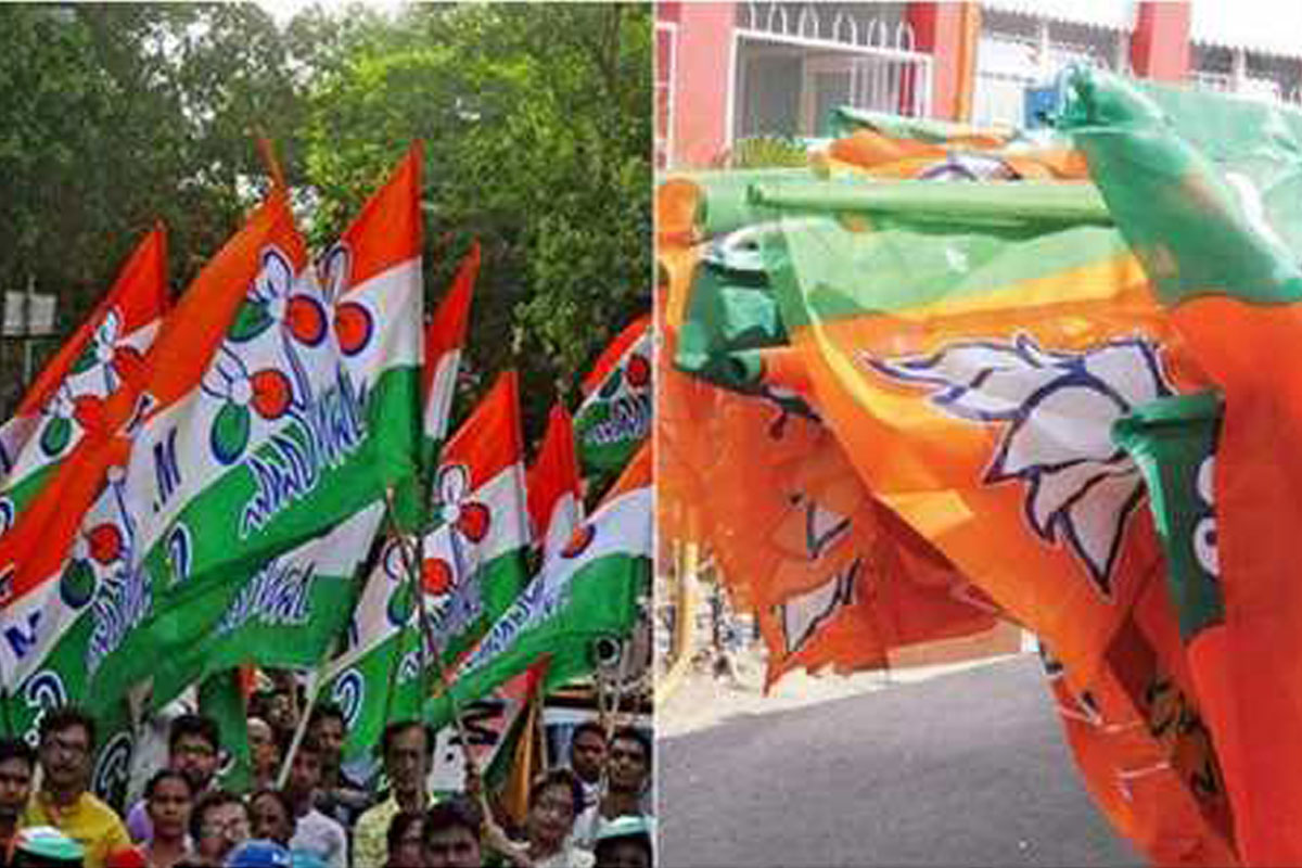 পার্টি অফিস দখলকে কেন্দ্র করে তৃণমূল বিজেপি সংঘর্ষ খড়গপুরে