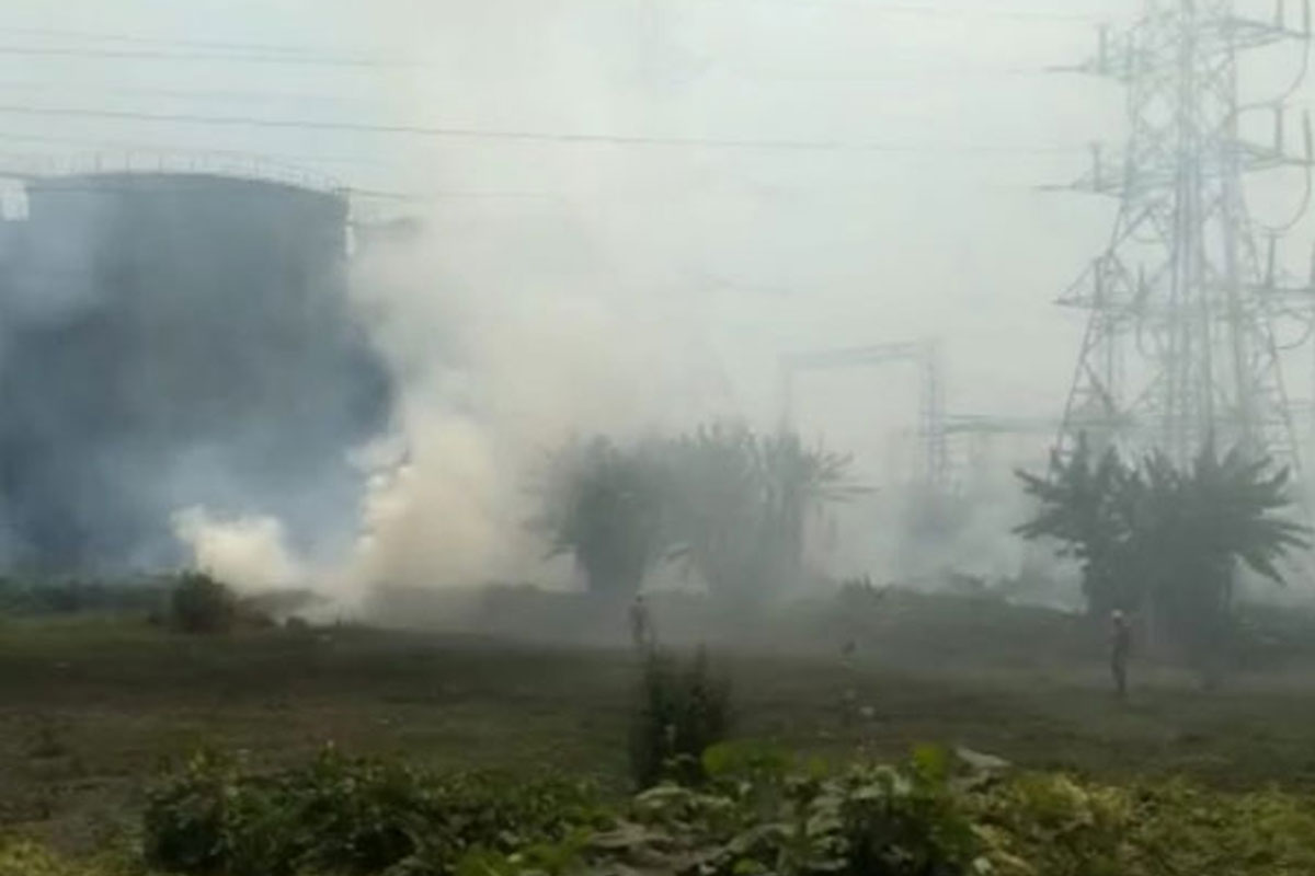 হলদিয়ায় বিদ্যুতের সাব স্টেশনে আগুন