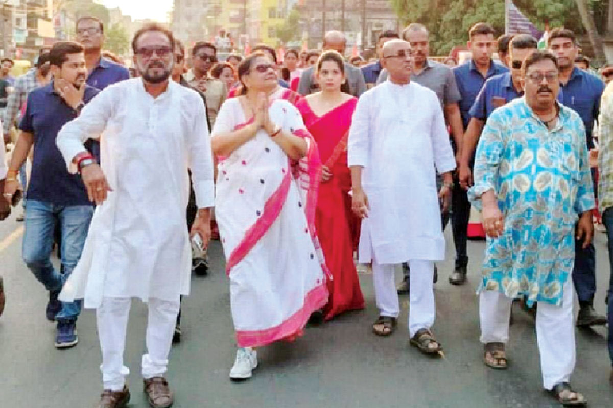 বৈশাখকে স্বাগত জানিয়ে র্যালি এবং থিম সং-এর উদ্বোধন কাকলির