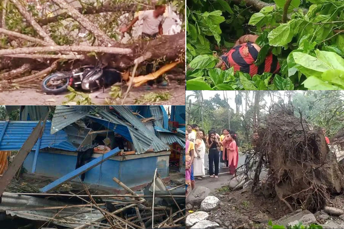 কালবৈশাখিতে লণ্ডভণ্ড জলপাইগুড়ি, মৃত ৪, দুঃখপ্রকাশ মুখ্যমন্ত্রীর