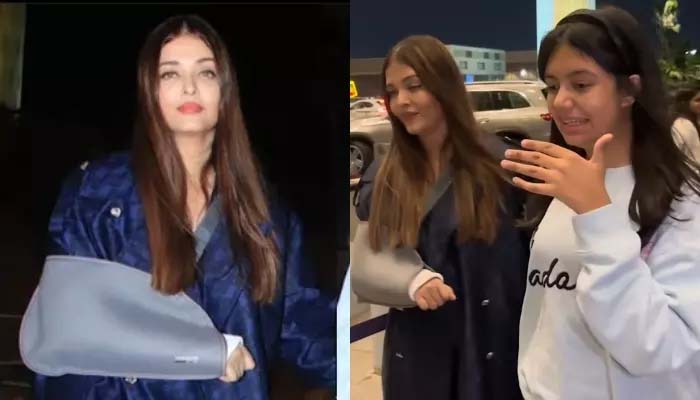 ভাঙা হাতেই রেড কার্পেটের জন্য দৌড় ঐশ্বর্যর