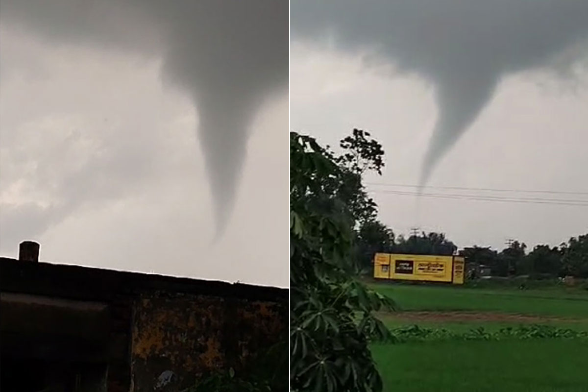 মিনি টর্নেডোয় ক্ষতিগ্রস্ত ধনিয়াখালির একাংশ, ঘটনাস্থলে বিধায়ক-বিডিও