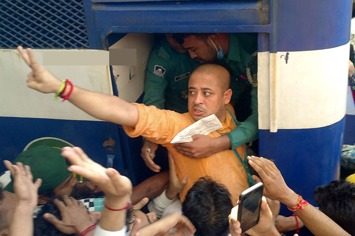 শুনানি হলো না চিন্ময়কৃষ্ণের