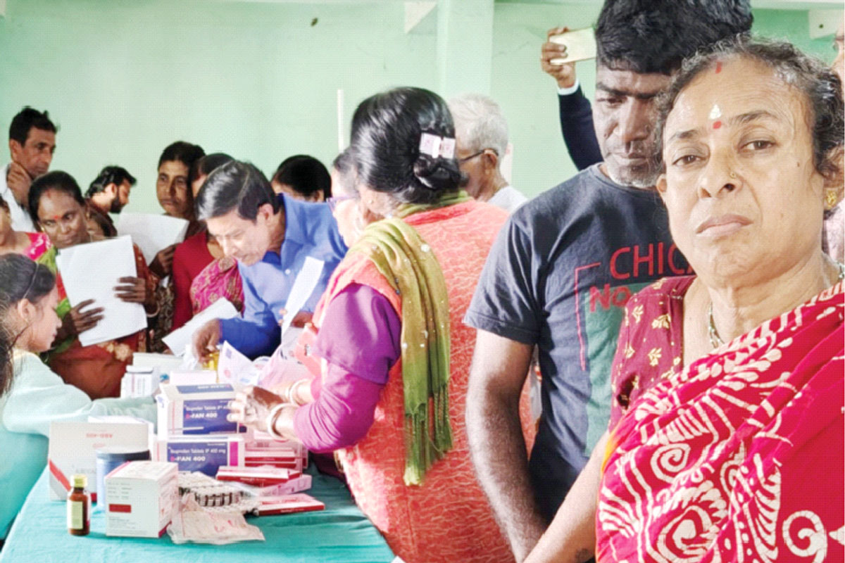 সুন্দরবনে ইউনিসেফের বিশেষ স্বাস্থ্য শিবিরে মা, শিশু ও বয়ষ্করা