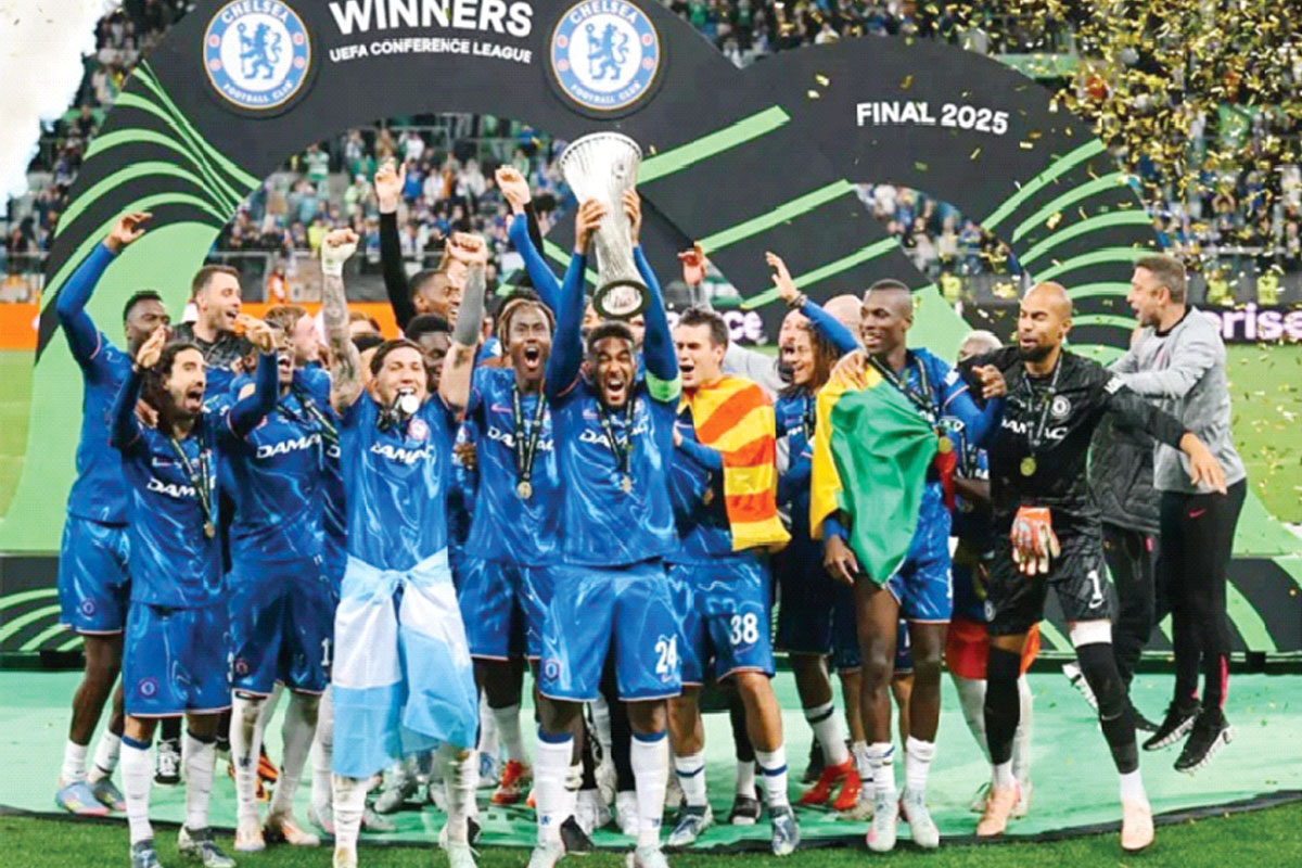 চেলসি নজির গড়ল কনফারেন্স লিগ জিতে