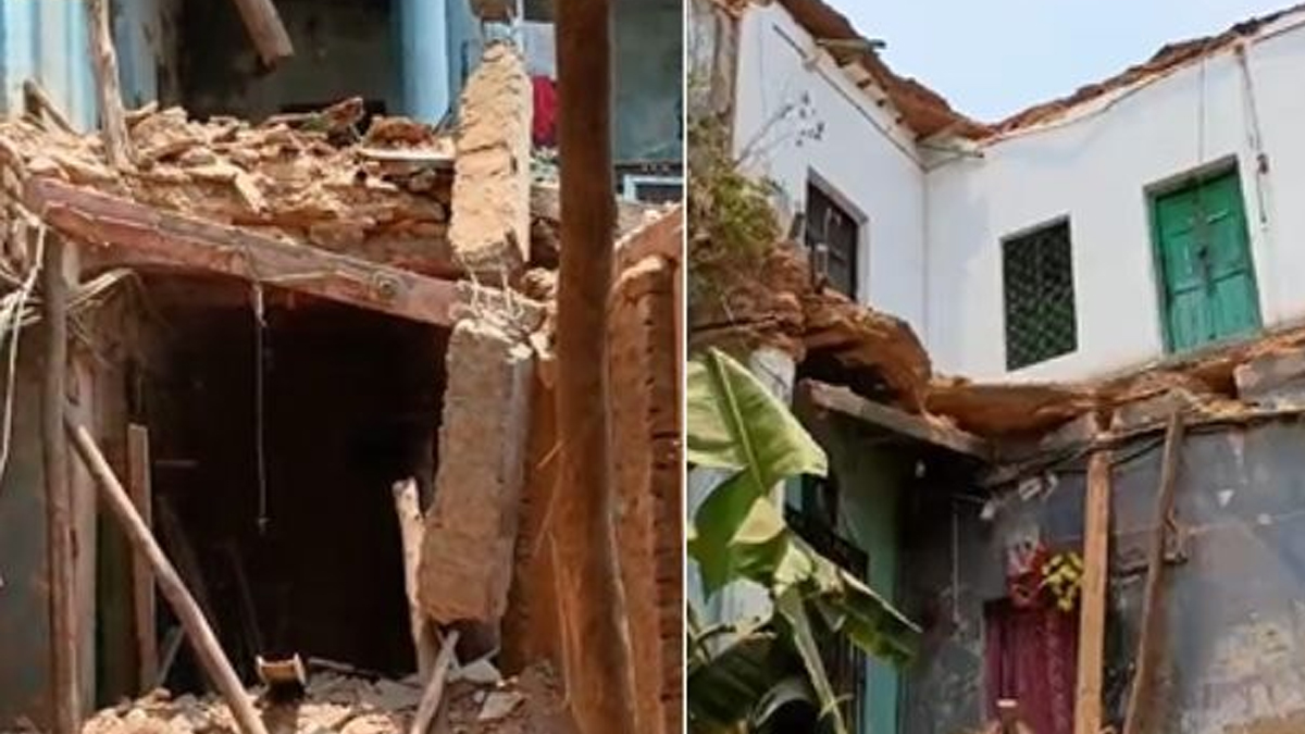 বউবাজারে ভেঙে পড়ল শতাব্দীপ্রাচীন বাড়ির একাংশ, জখম এক