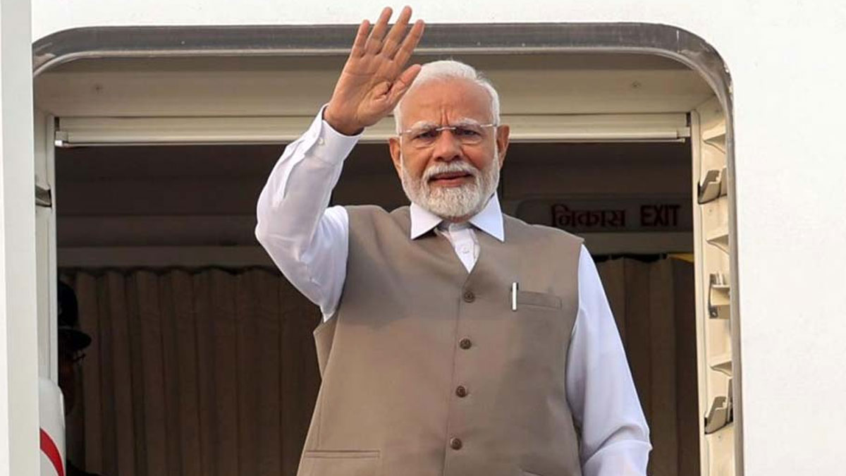 পাঁচ দিনের বিদেশ সফরে রওনা হলেন প্রধানমন্ত্রী