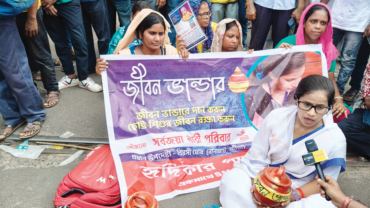 অসুস্থ শিশুদের জন্য মুখ্যমন্ত্রীর কাছে নতুন প্রকল্পের আর্জি