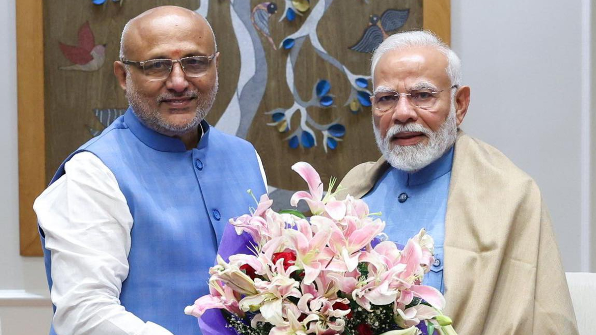 উপ-রাষ্ট্রপতি নির্বাচনে এনডিএ প্রার্থী সিপি রাধাকৃষ্ণণ মনোনয়ন দাখিল