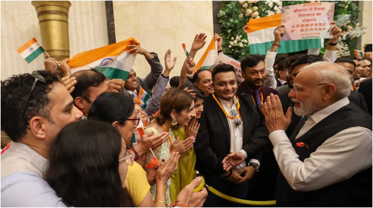 চিনে লাল গালিচায় স্বাগত জানানো হল প্রধানমন্ত্রী নরেন্দ্র মোদীকে