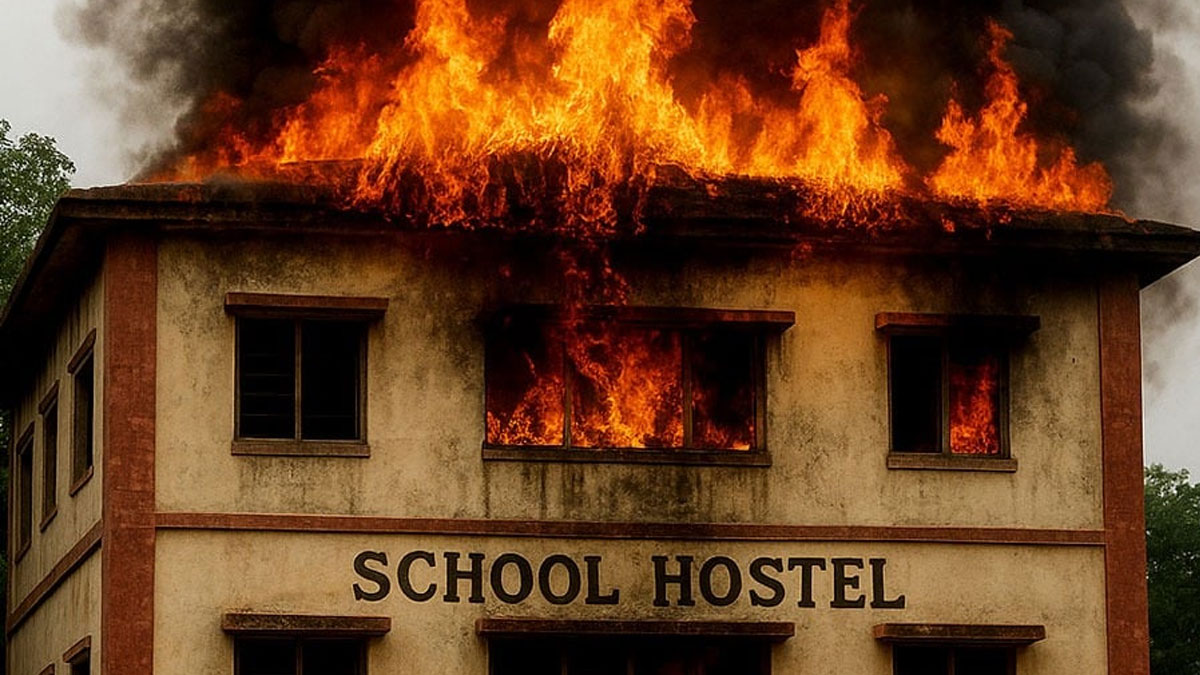 অরুণাচলে আবাসিক স্কুলে ভয়াবহ অগ্নিকাণ্ড