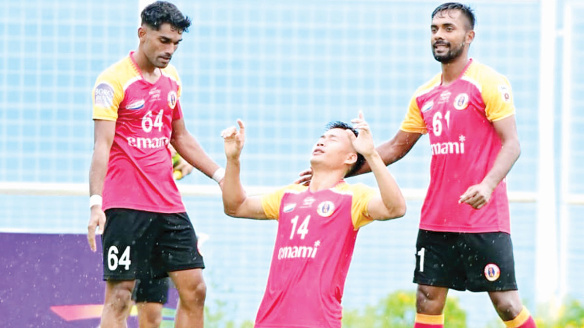 কলকাতা লিগ জয়ের দোরগোড়ায় ইস্টবেঙ্গল