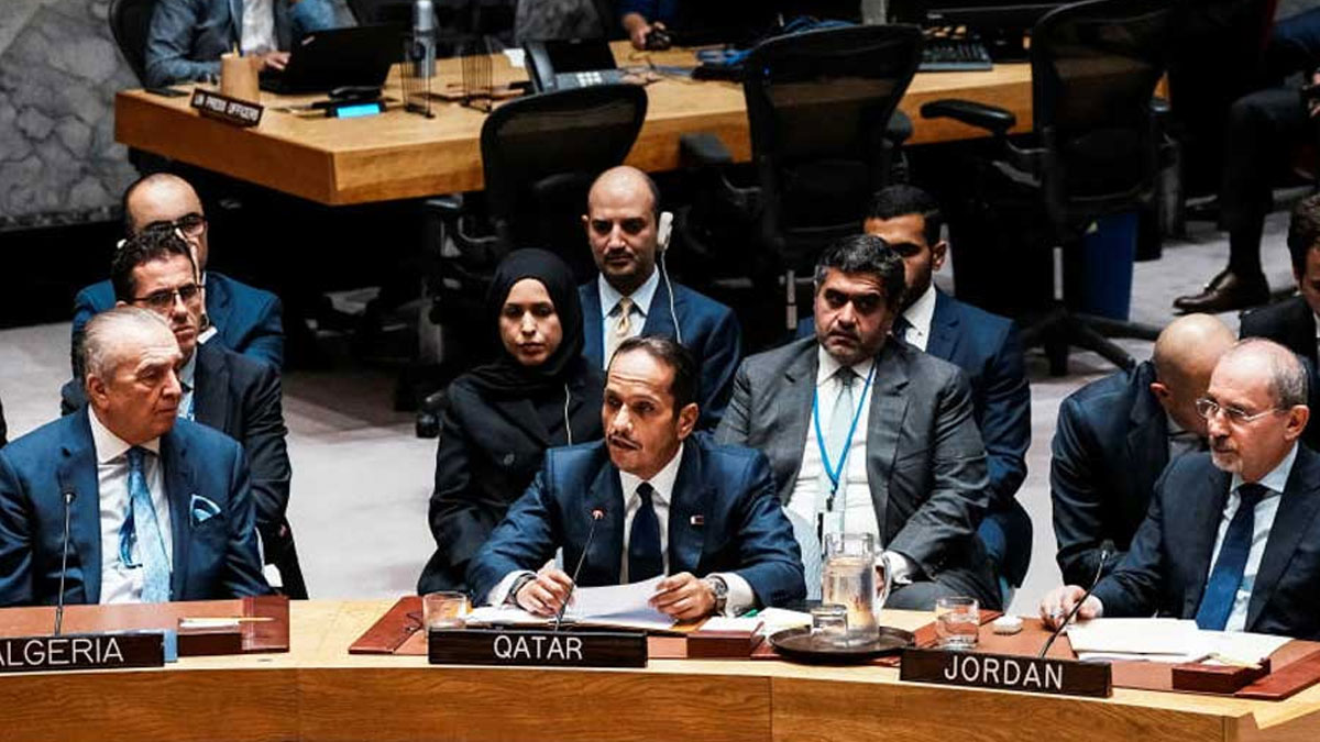 কাতারে ইজরায়েলি হামলার নিন্দা রাষ্ট্রসঙ্ঘের নিরাপত্তা পরিষদে