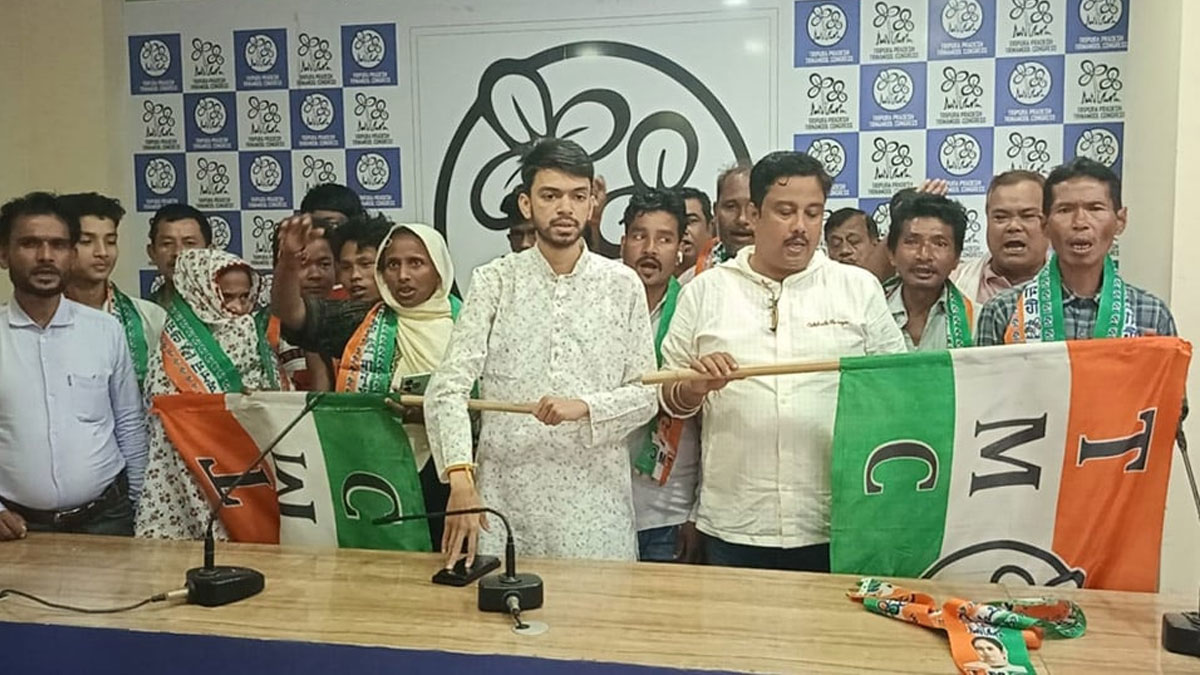 ত্রিপুরায় সিপিএম ছেড়ে তৃণমূলে যোগ
