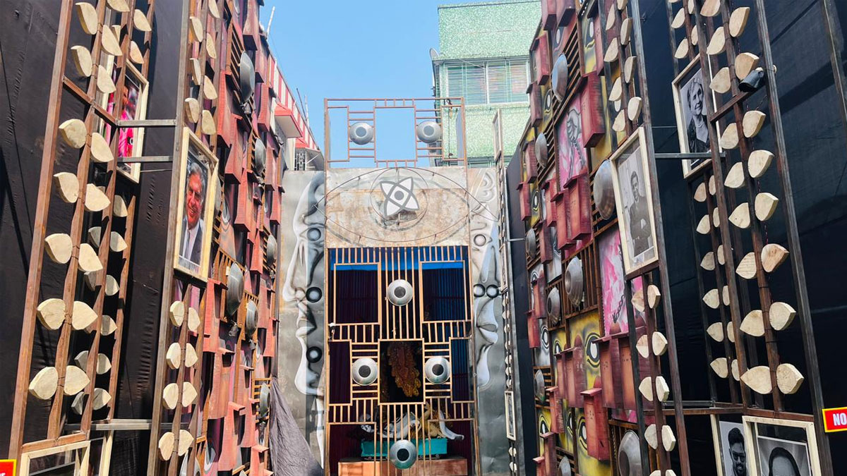 দক্ষিণ কলকাতার কালীপুজোয় দৃষ্টিহীনদের প্রতি শ্রদ্ধার্ঘ্য, থিম ‘আলো’