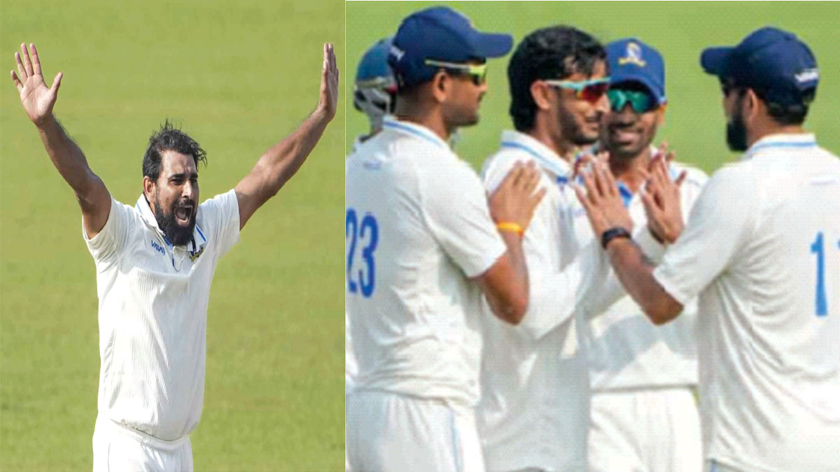 শামি ও শাহবাজের আগুনে বলে তাসের ঘরের মতো ভেঙে পড়ল গুজরাত