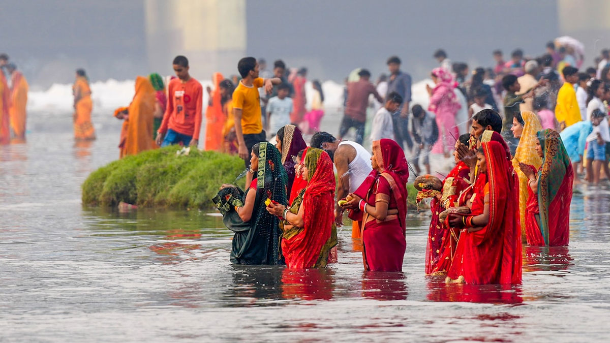 ছট উৎসবে নিতুড়িয়া যেন এক টুকরো বিহার