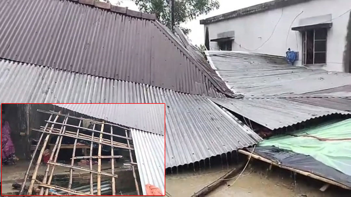 কল্যাণী-চন্দননগরে আকস্মিক ঝড়-বৃষ্টিতে আতঙ্কে সাধারণ মানুষ