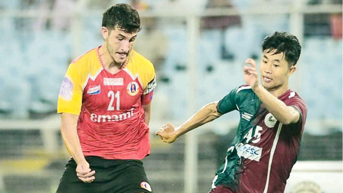 হাড্ডাহাড্ডি লড়াই শেষে  বাজিমাত করল মোহনবাগান