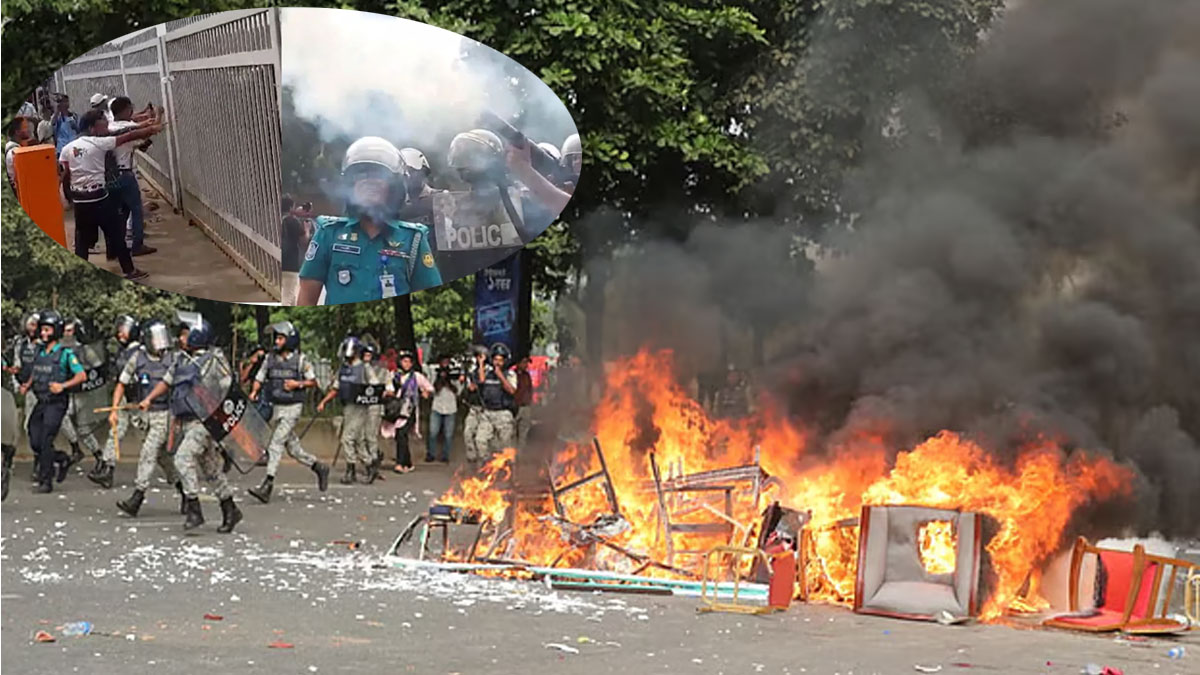 ঢাকায় জুলাই যোদ্ধাদের সঙ্গে পুলিশের সংঘর্ষ, লাঠিচার্জ, আহত ৩৬