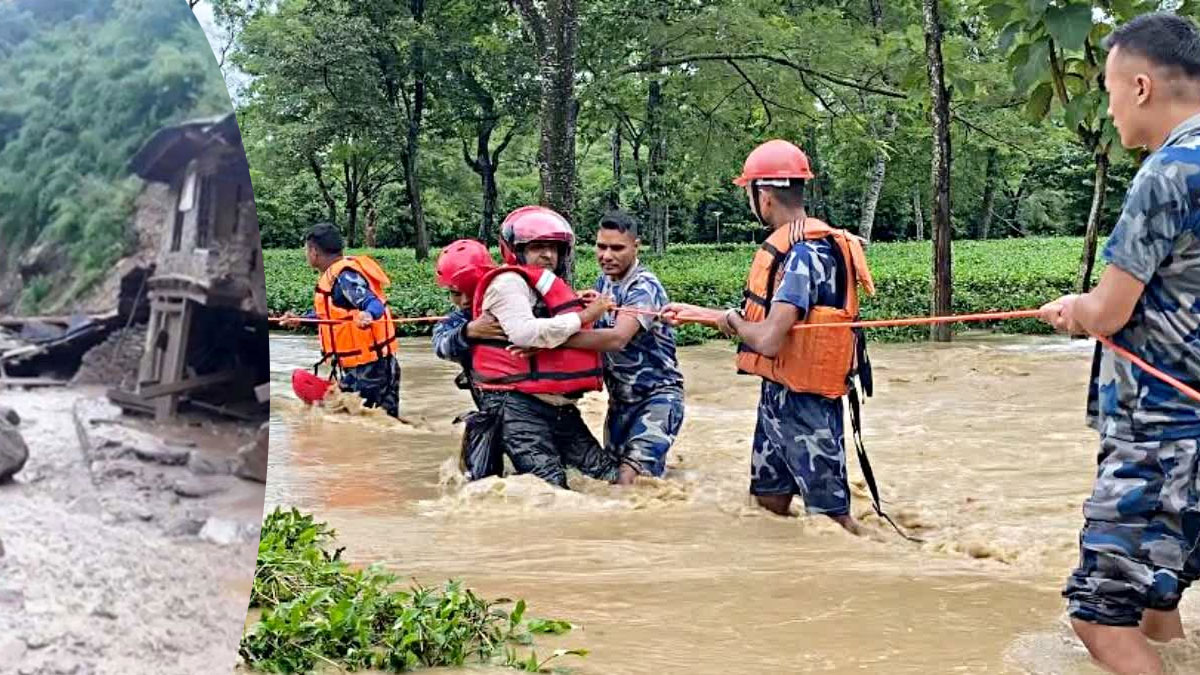 ধস-বন্যায় বিপর্যস্ত নেপাল, মৃত ৫১, আটকে বহু পর্যটক