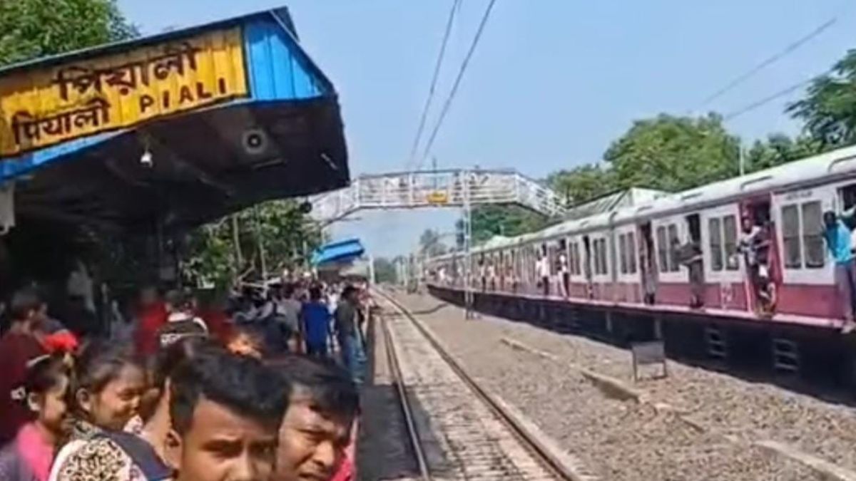 মহিলা কামরা থেকে আগুন, সাময়িকভাবে বন্ধ রইল শিয়ালদহ দক্ষিণের ট্রেন চলাচল