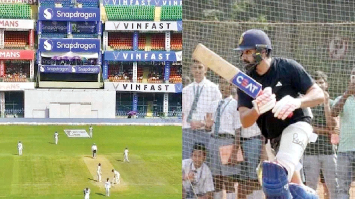 স্টেডিয়ামে দর্শক নেই  রোহিতের অনুশীলন দেখতে ভিড়