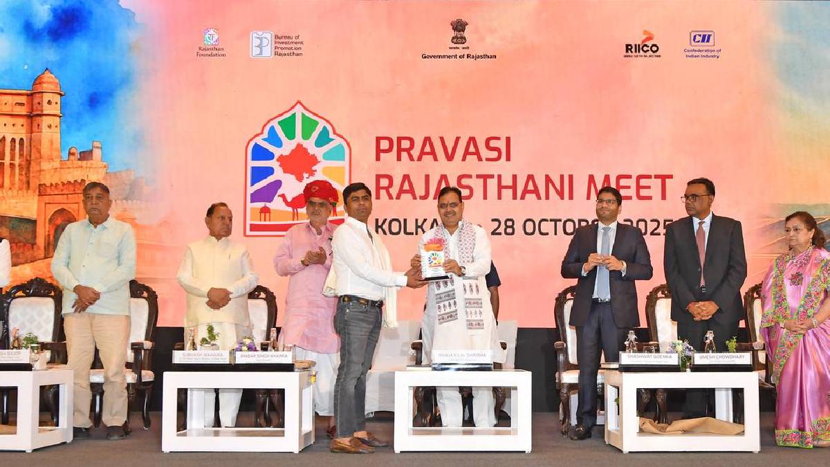 কলকাতায় রাজস্থানের মুখ্যমন্ত্রী ভজন লাল শর্মা, জন্মভূমির অবদান নিয়ে প্রচার চালাতে প্রবাসী রাজস্থানীদের আহ্বান