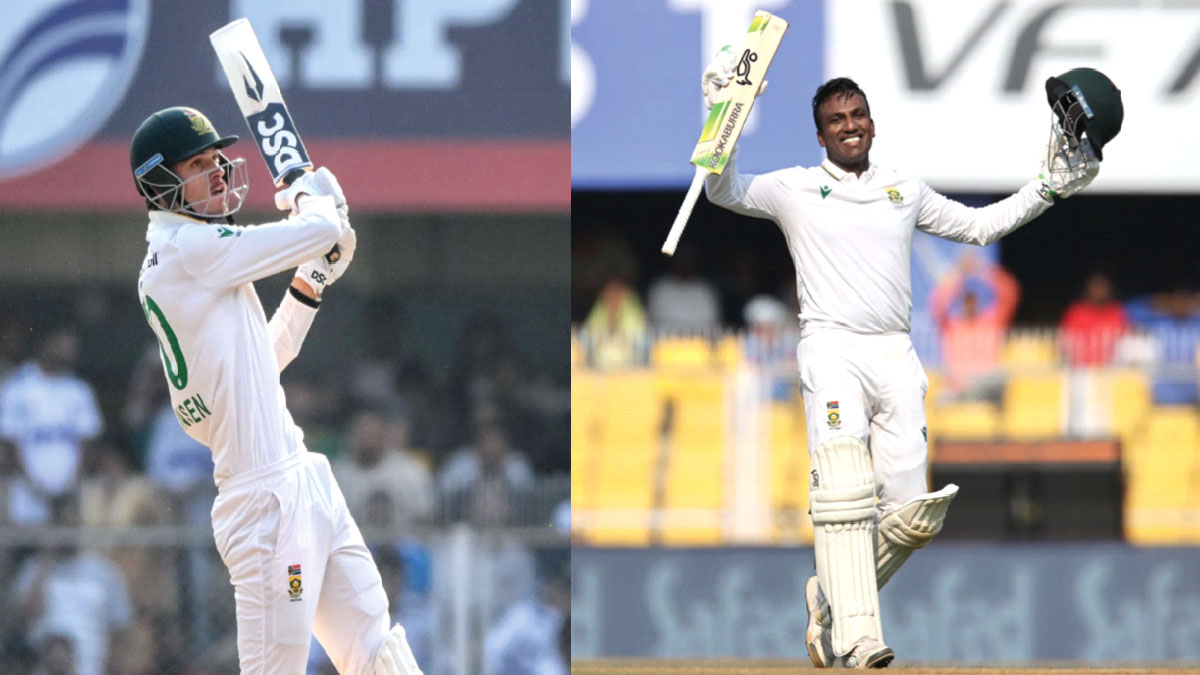 দক্ষিণ অফ্রিকার রানের পাহাড়ের সামনে দাঁড়িয়ে ভারত