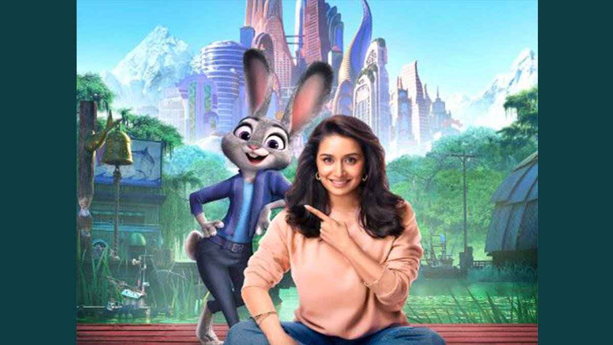 জুটোপিয়া ২–তে ‘জুডি হপস’-এর চরিত্রে হিন্দি কণ্ঠে শ্রদ্ধা কাপুর