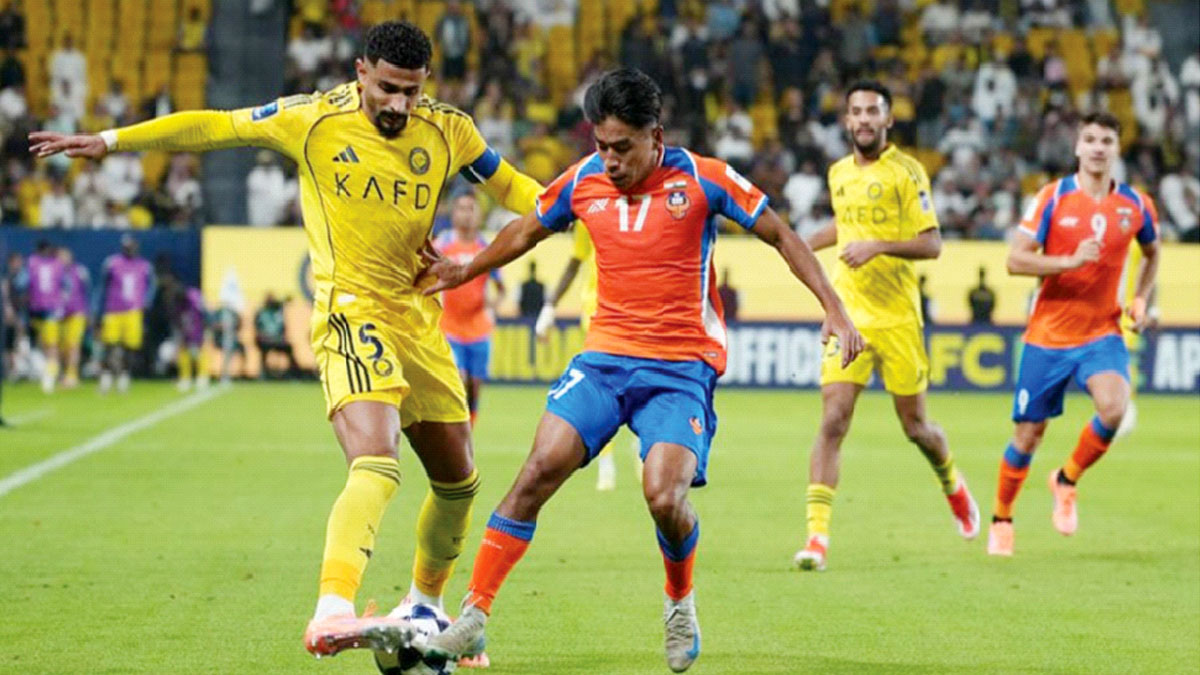 রোনাল্ডোহীন আল নাসেরের কাছে বড় ব্যবধানে হেরে গেল এফসি গোয়া