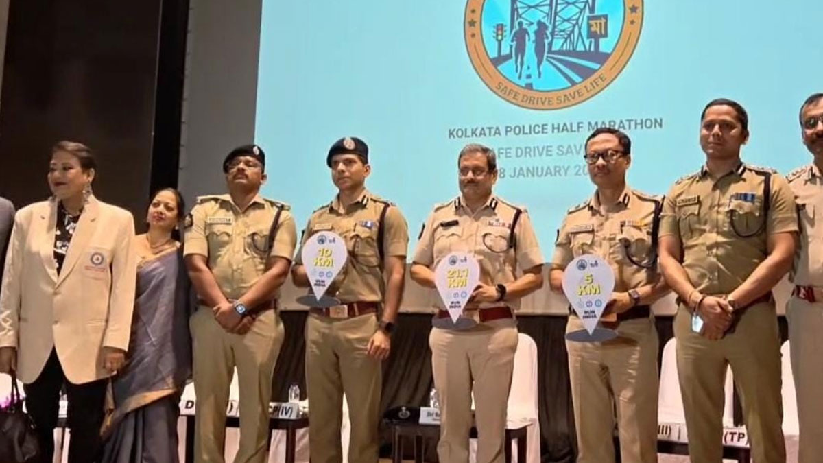 বিশ্বমঞ্চে জায়গা পেল কলকাতা পুলিশের ‘হাফ ম্যারাথন’