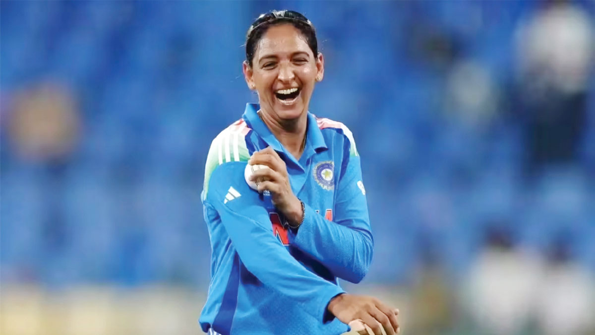 হরমনপ্রীতের নামে স্ট্যান্ড