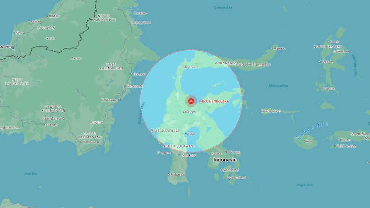 ৬.২ মাত্রার ভূমিকম্পে কেঁপে উঠল ইন্দোনেশিয়ার দ্বীপরাষ্ট্
