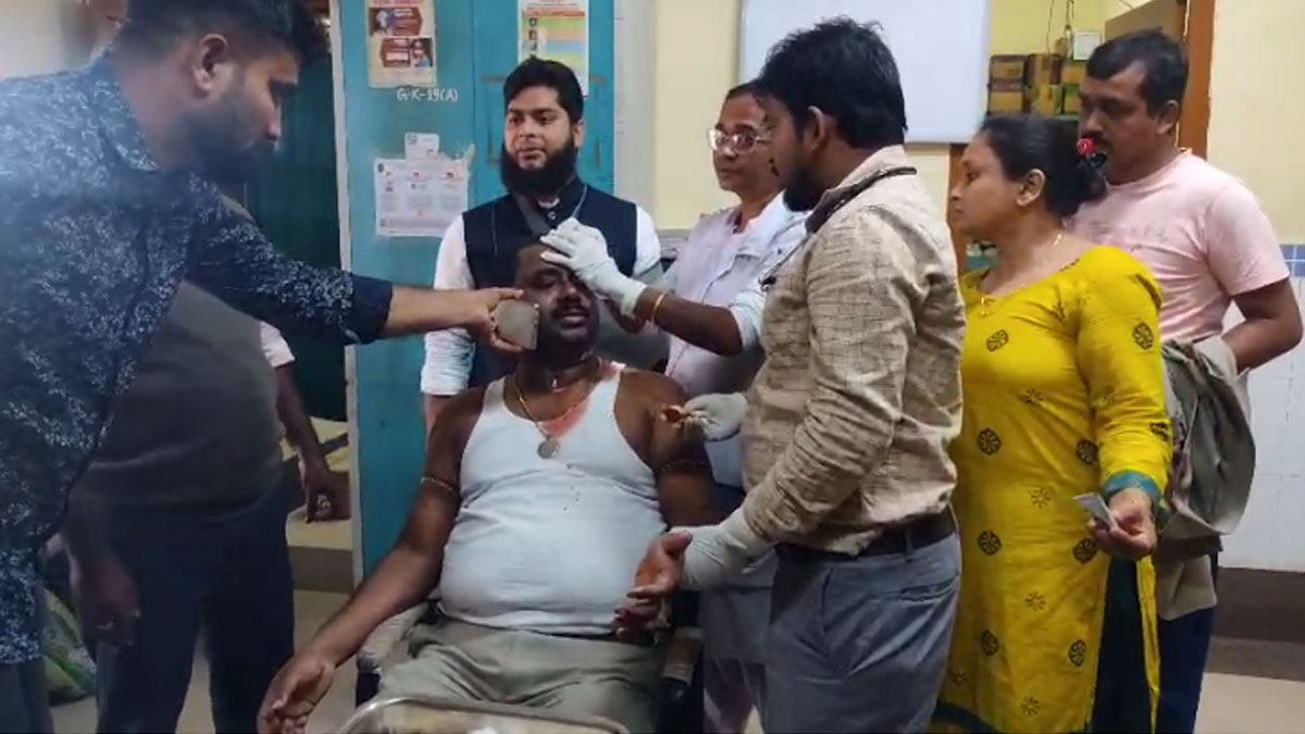 জমি বিবাদ মেটাতে গিয়ে গোকর্ণে আক্রান্ত পুলিশ, মাথা ফাটল আইসির